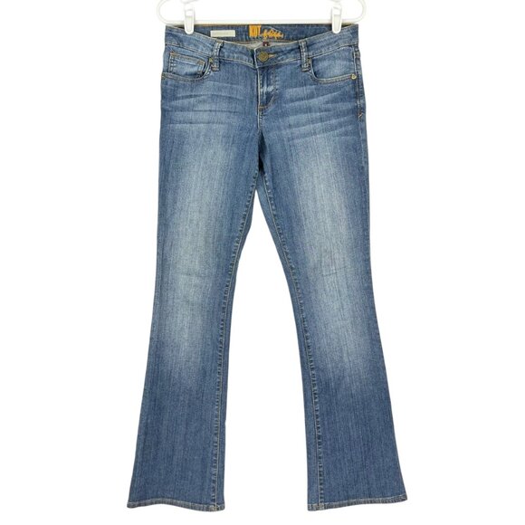 Kut From The Kloth Women's Stretch Felicia Baby Bootcut Jeans Size 4 Low Rise - Picture 1 of 11